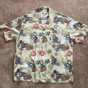 Disney Hawaiian Shirt Authentic